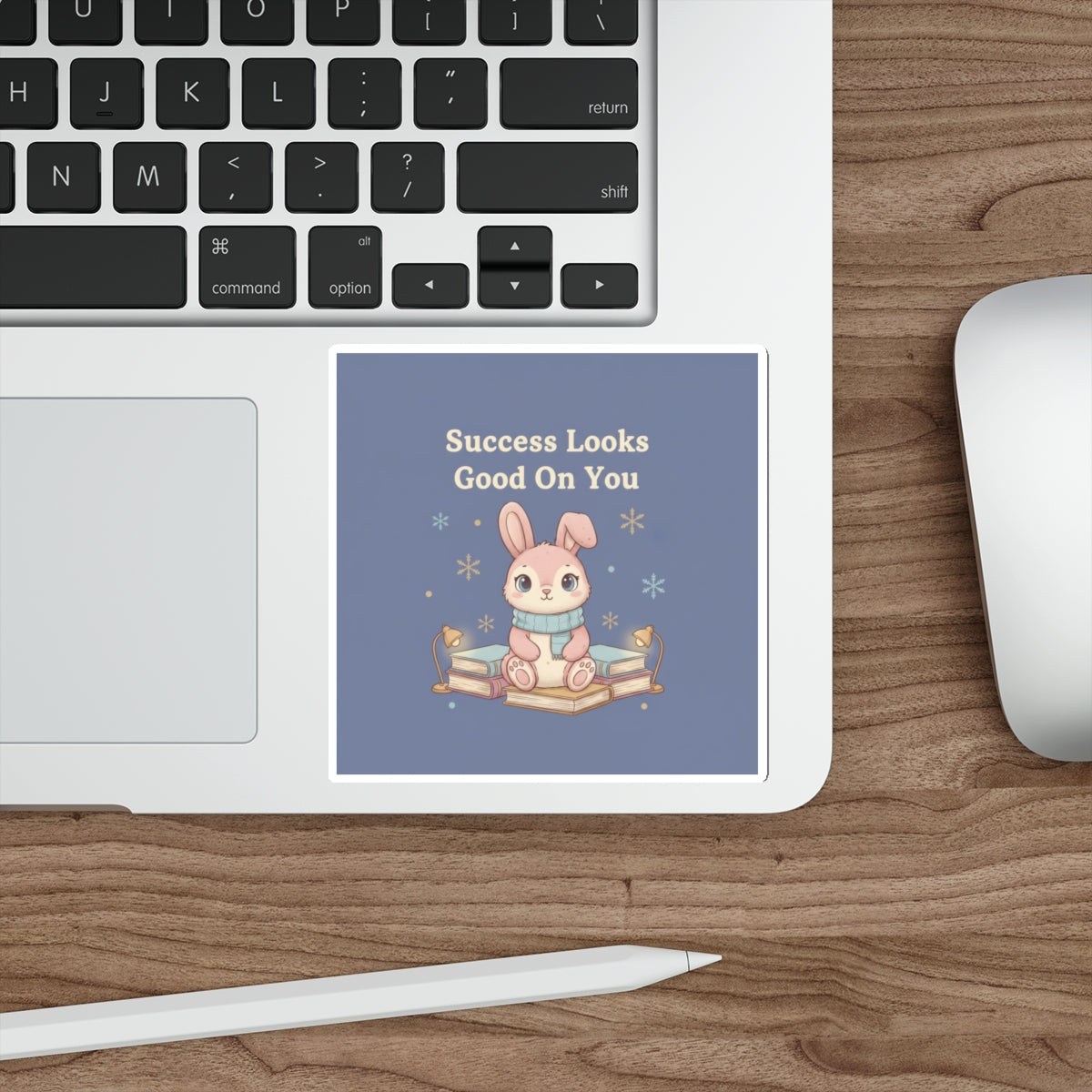 Rabbit Die-Cut Sticker – Success Looks Good on You