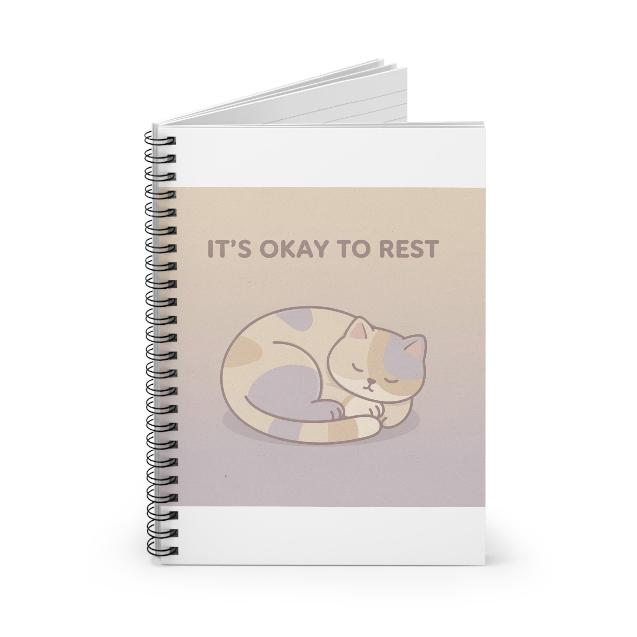 ITS OKAY TO REST Spiral Notebook
