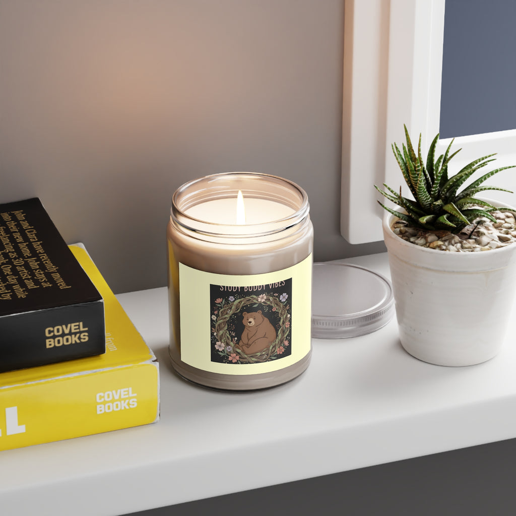 Bear Scented Candle – Study Buddy Vibes