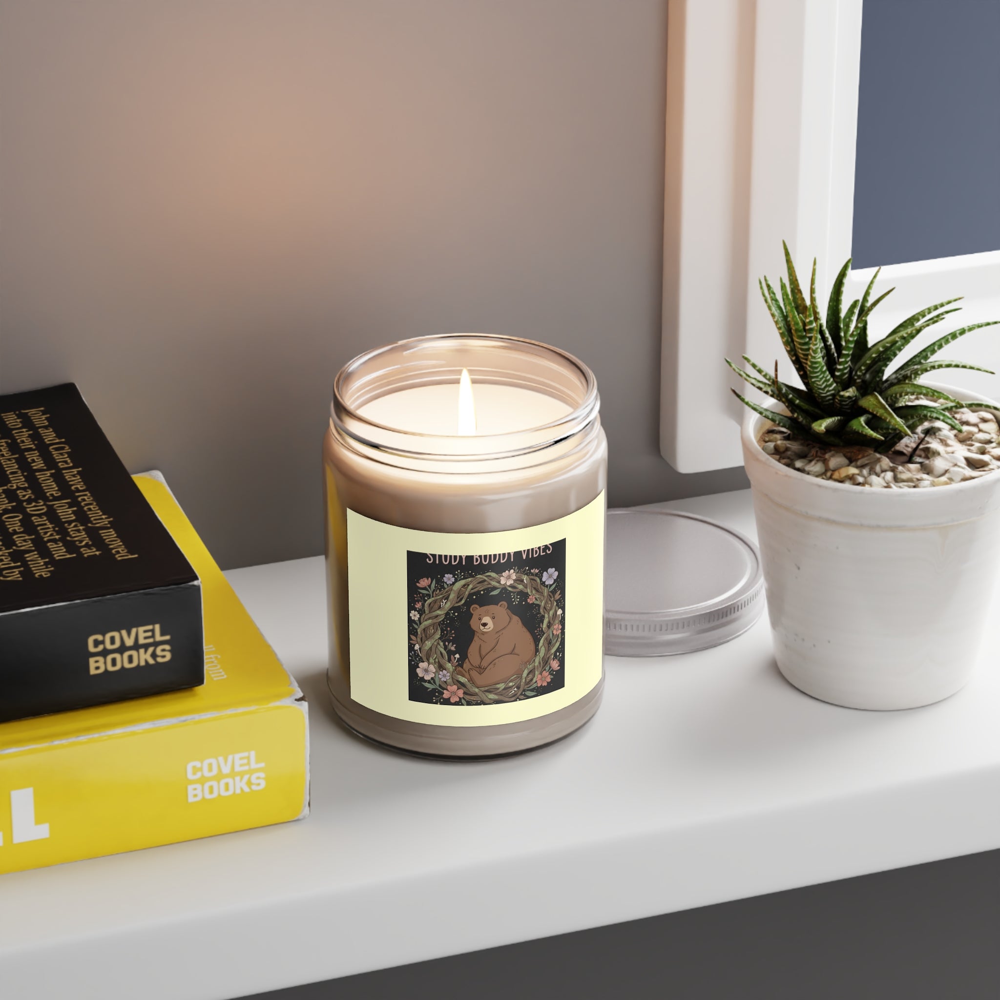 Bear Scented Candle – Study Buddy Vibes