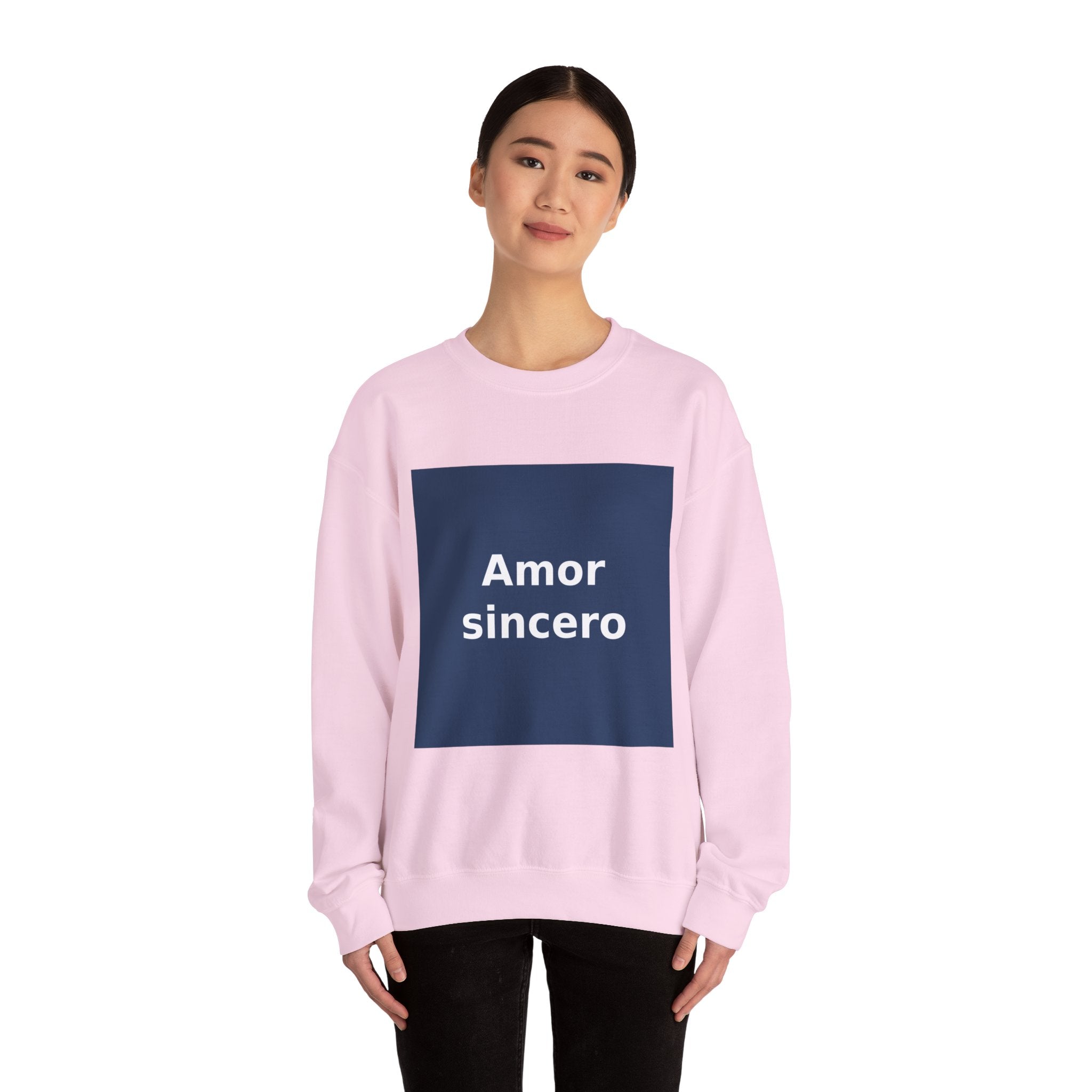 "Amor sincero" Black Cat Crewneck | College Girl Gift | Fashion | KayKay Classics