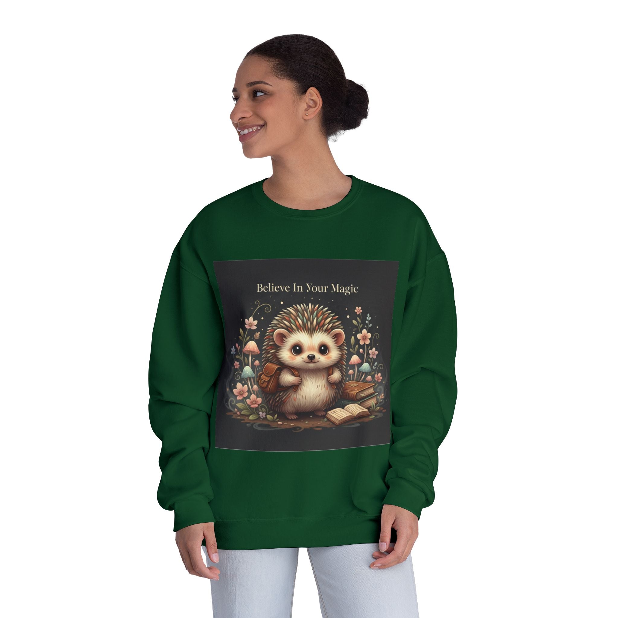 Hedgehog Crewneck Sweatshirt – Believe in Your Magic