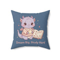 Dragon Square Pillow – Dream Big Study Hard