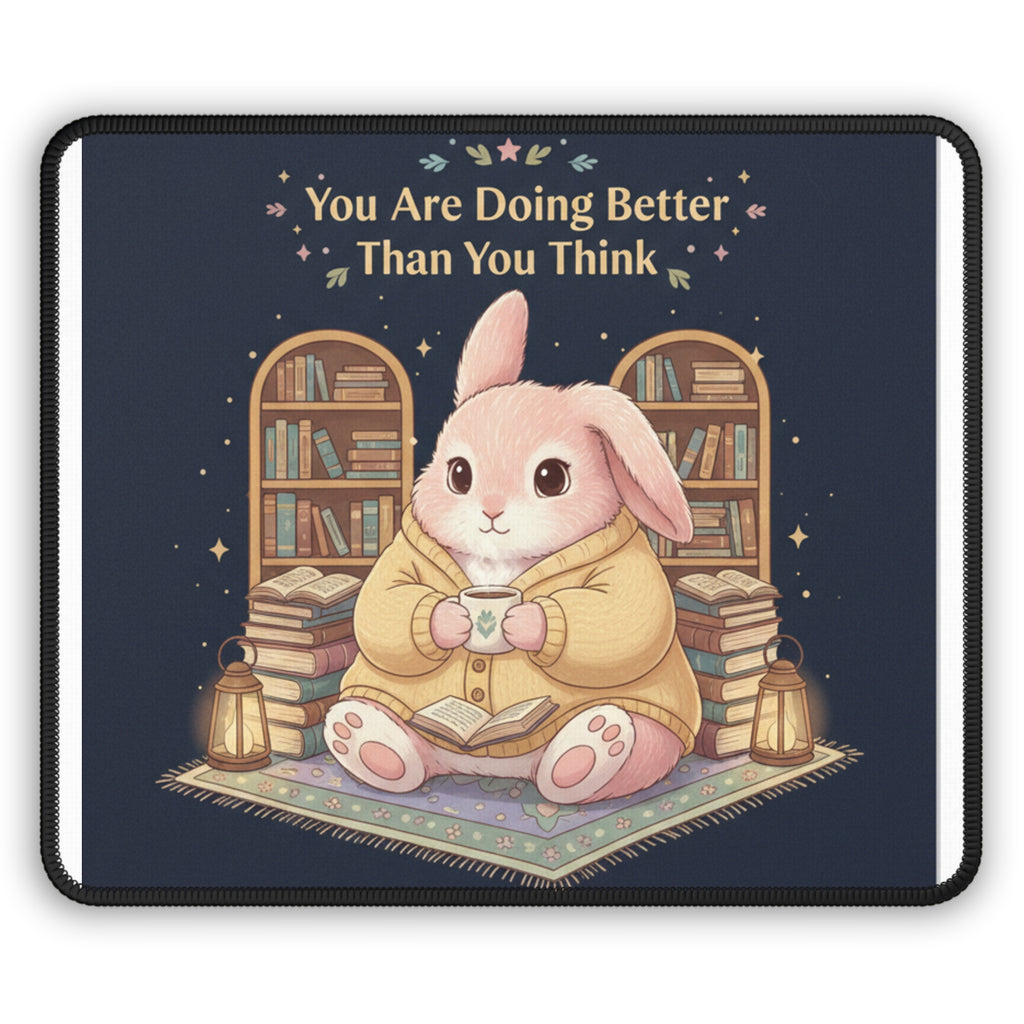 Bunny Mouse Pad – You Are Doing Better Than You Think