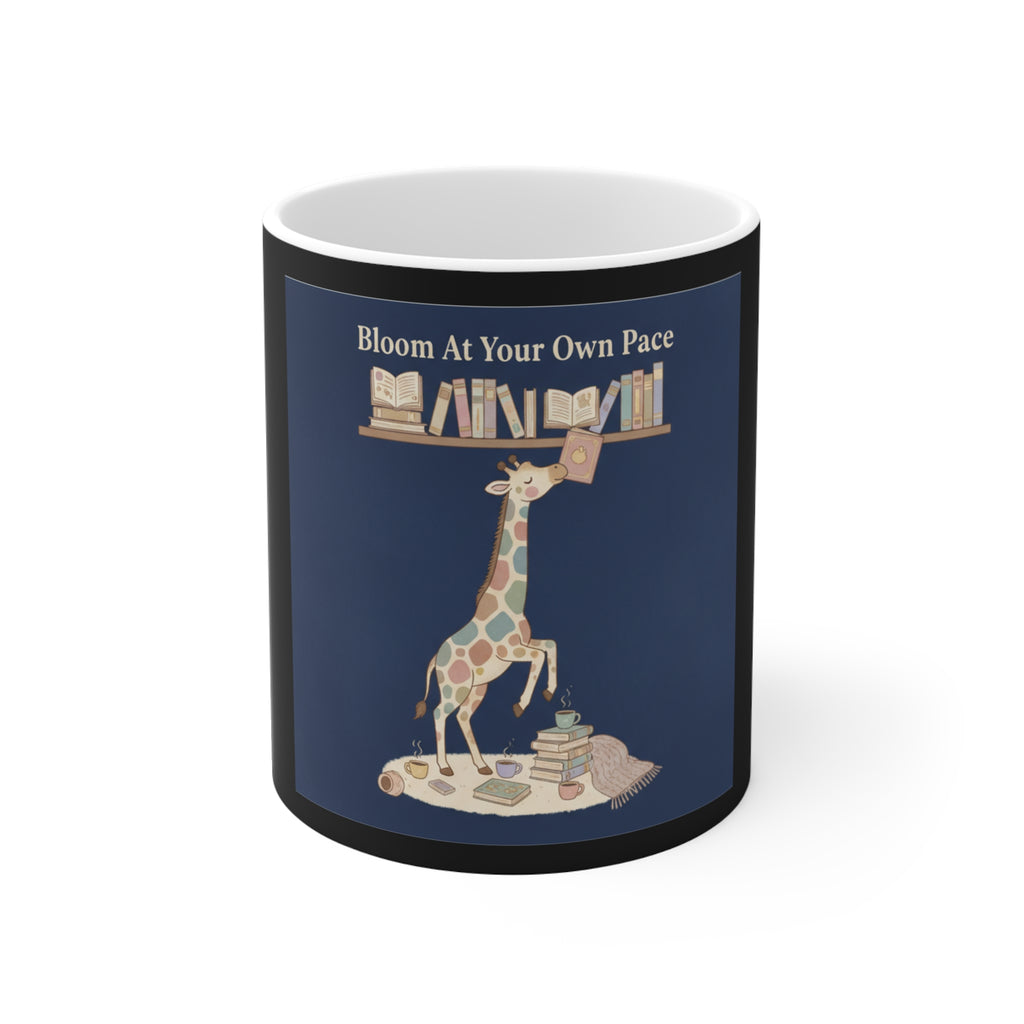 Giraffe Mug 11oz – Bloom at Your Own Pace