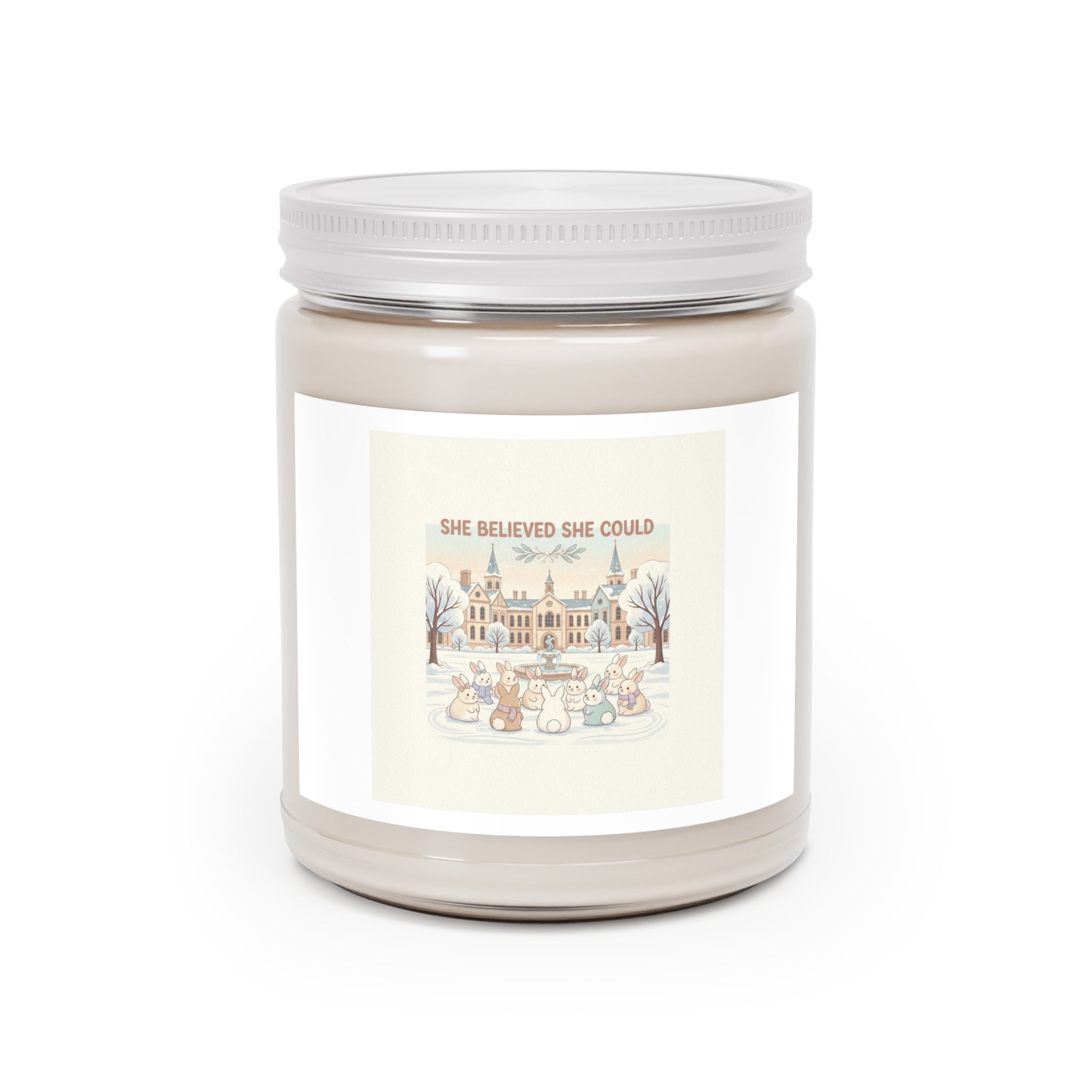 SHE BELIEVED SHE COULD Rabbit Scented Candle