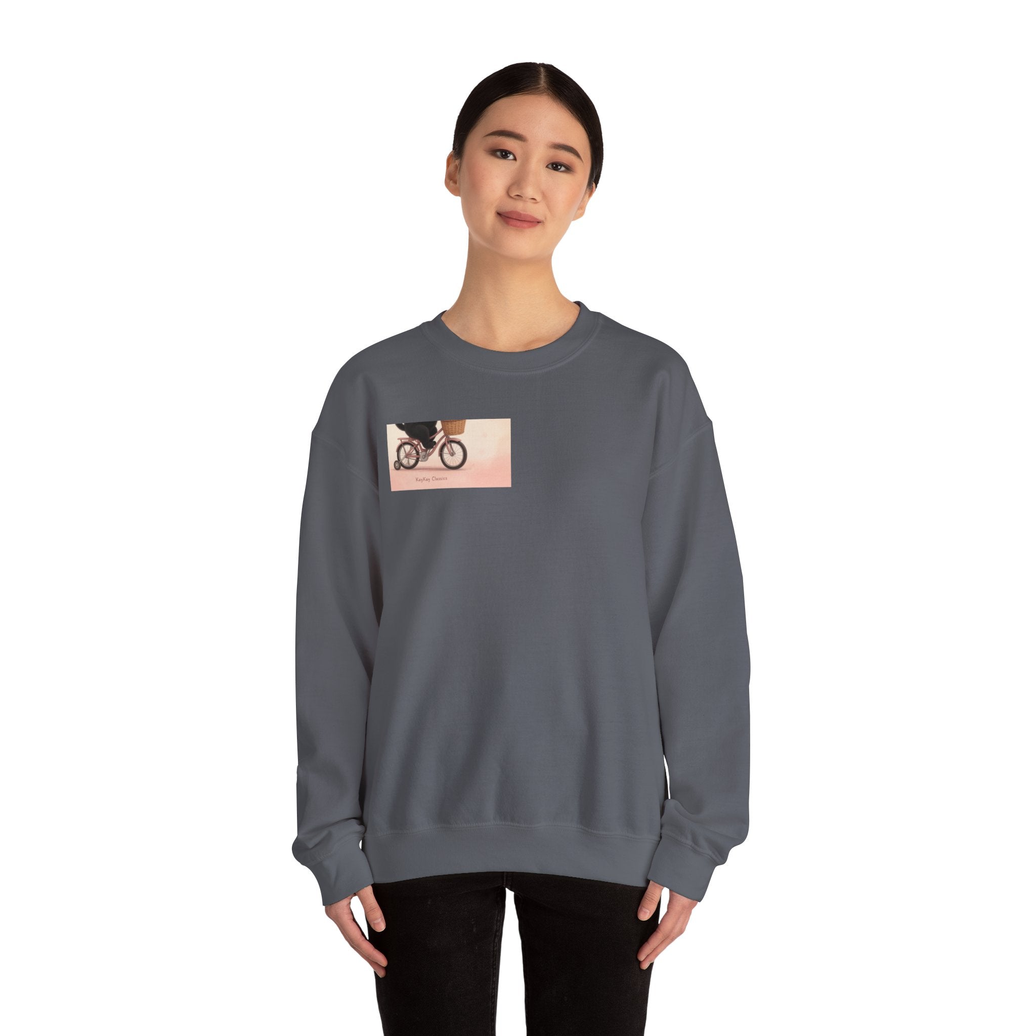 "Life Behind Bars" Black Cat Crewneck | College Girl Gift | Fashion | KayKay Classics
