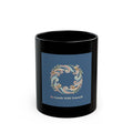 Be Gentle With Yourself Bee Black Mug 11oz