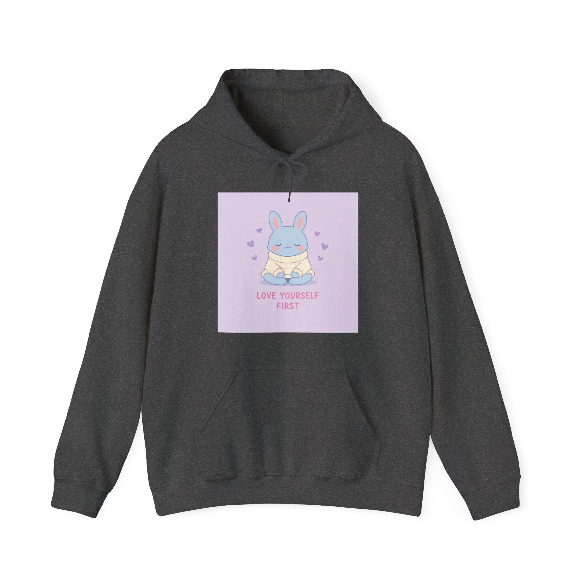 LOVE YOURSELF FIRST Bunny Hoodie