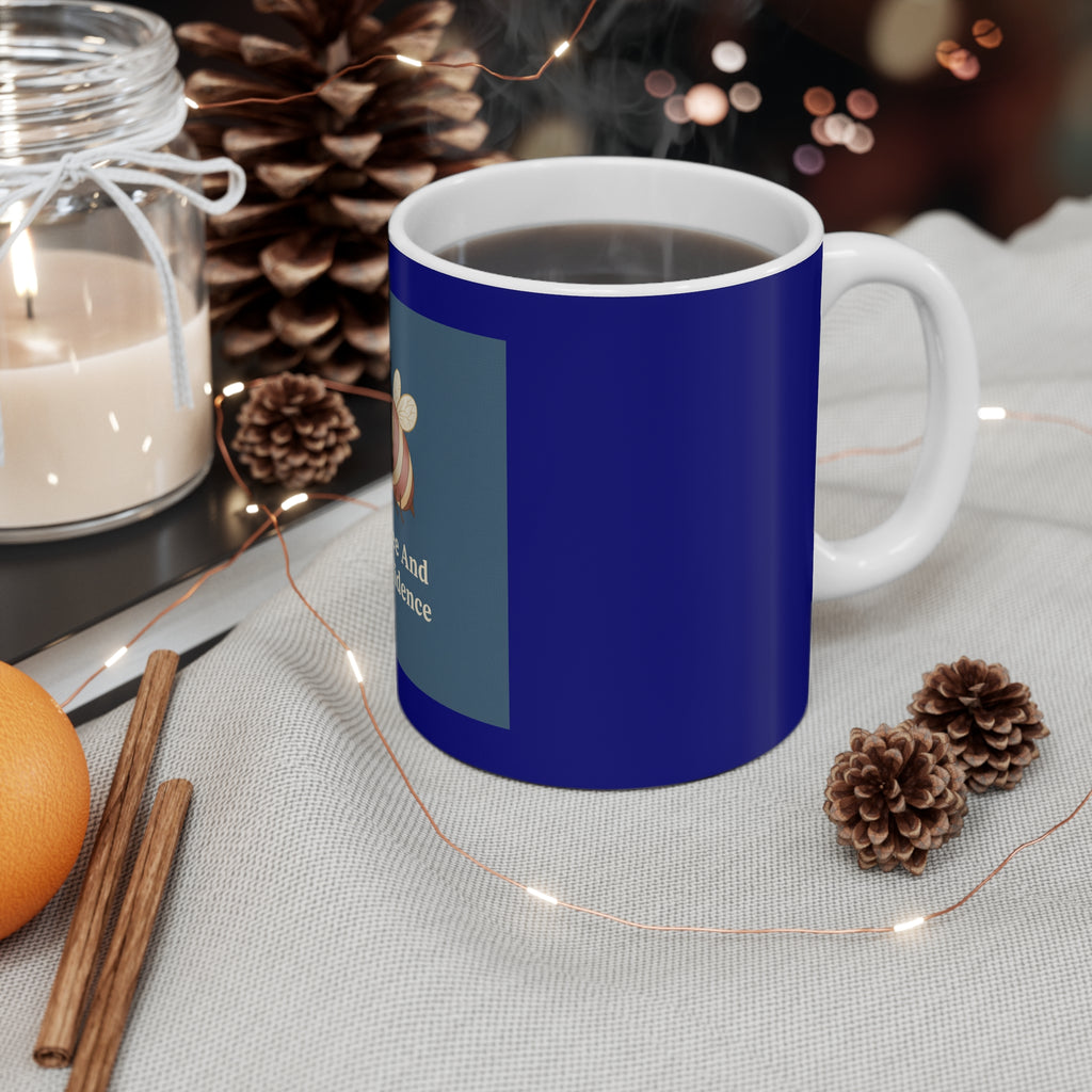 Bee Mug 11oz – Coffee and Confidence