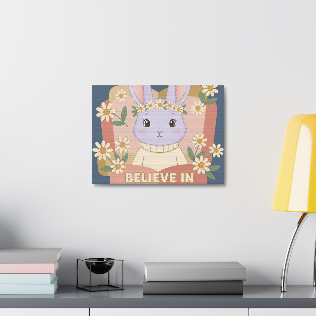 Bunny Canvas Print – Believe in Your Magic