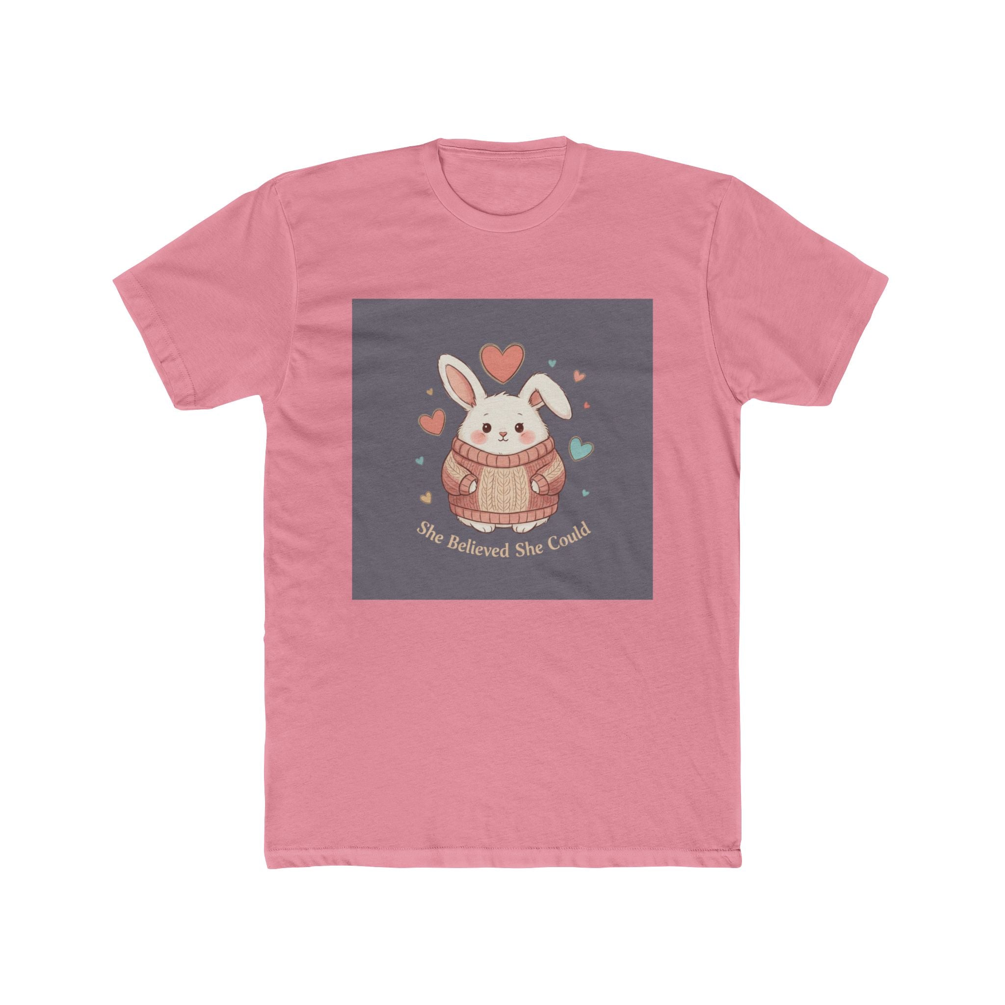 Bunny Unisex Tee – She Believed She Could