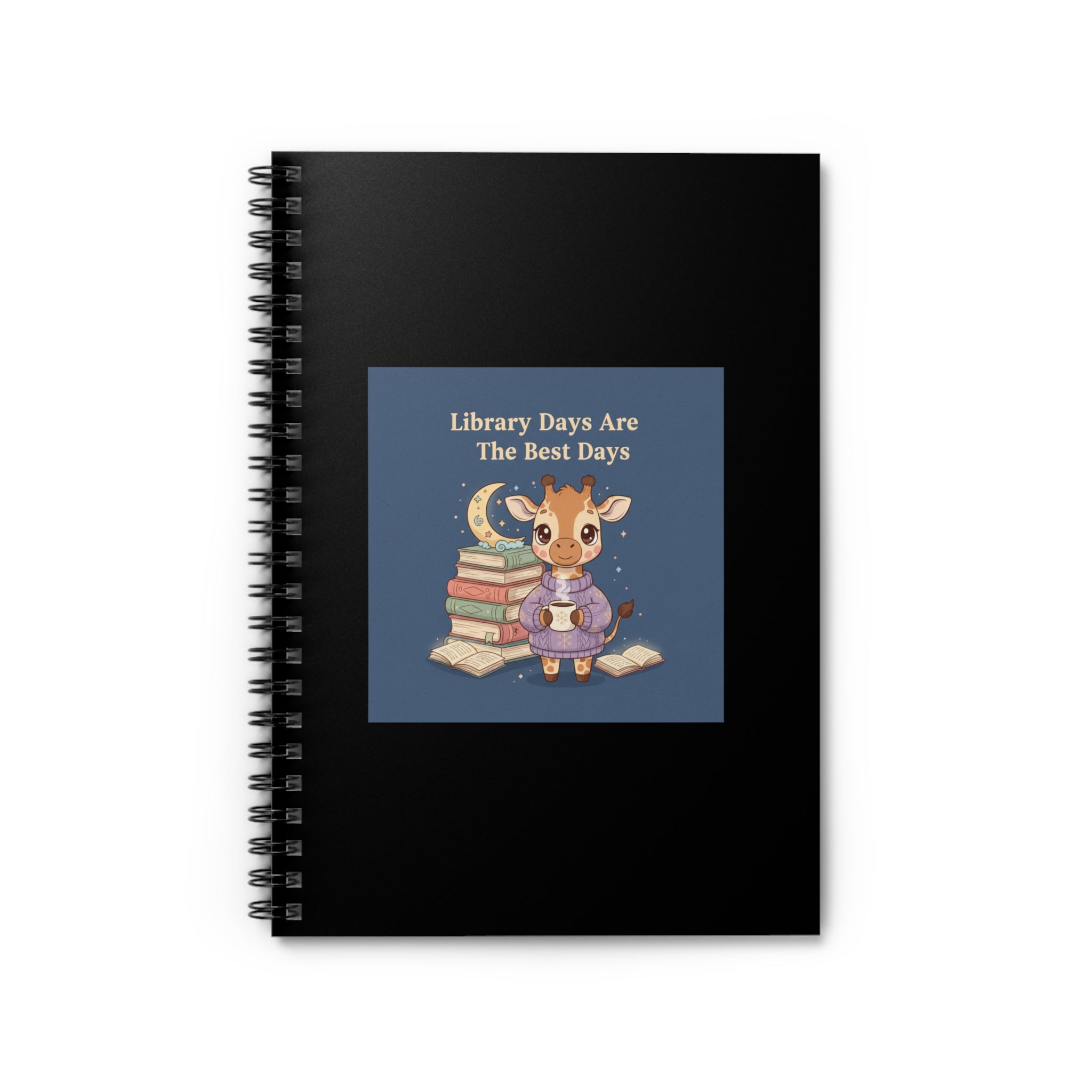library days are the best days Spiral Notebook