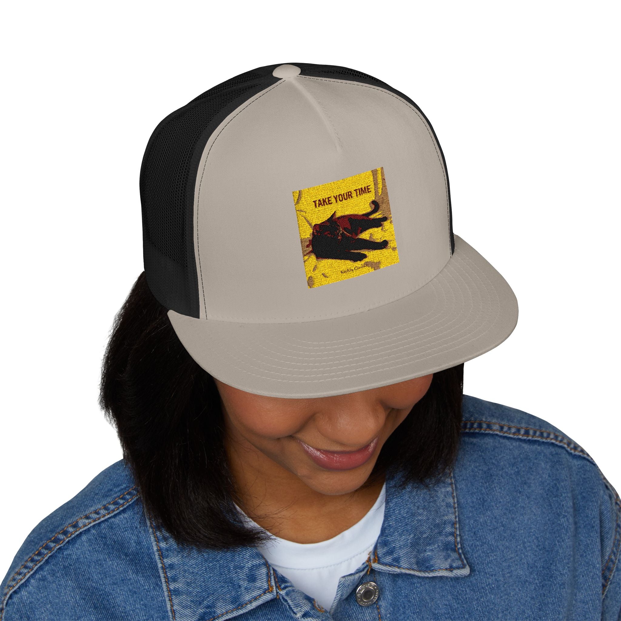 TAKE YOUR TIME Trucker Cap