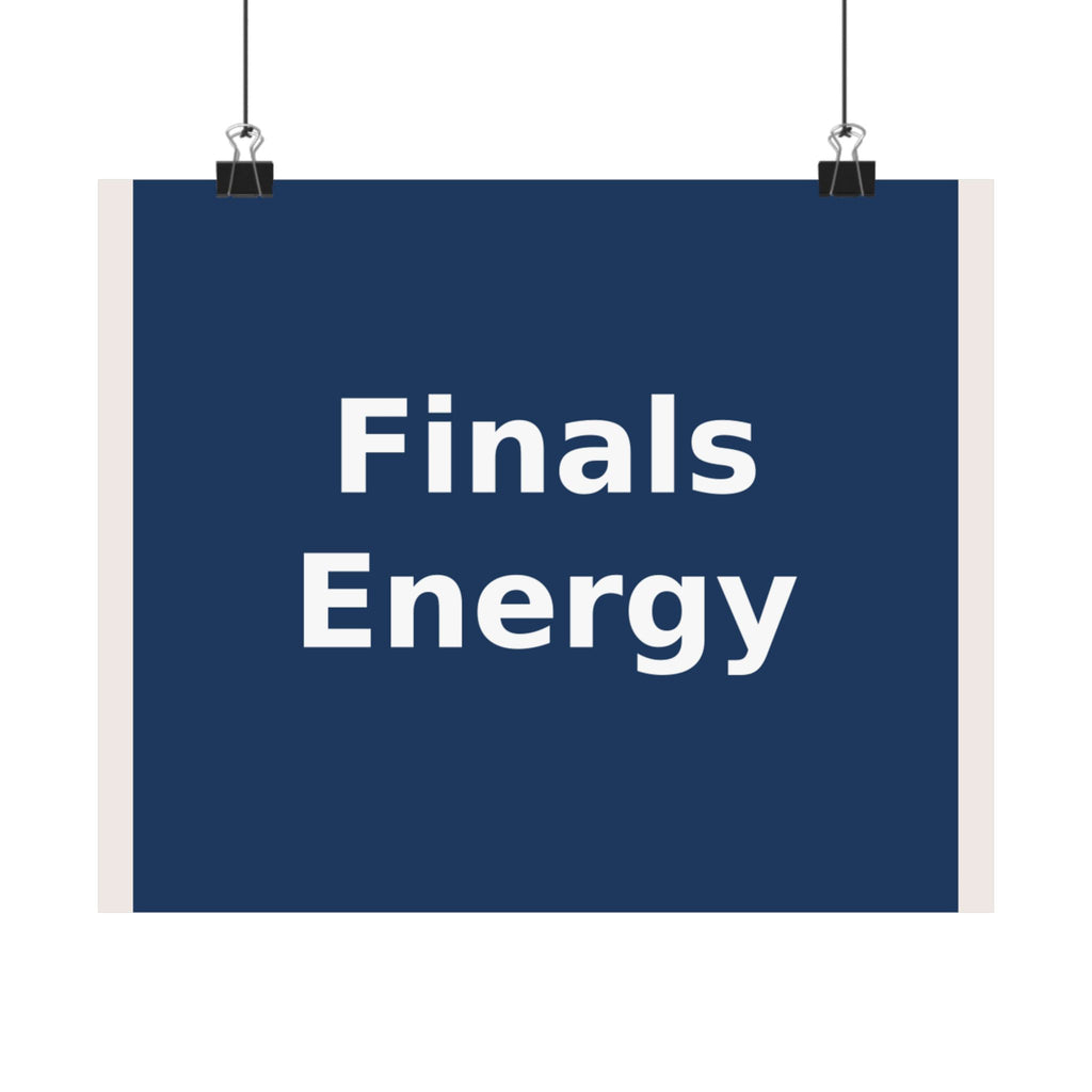 "Finals Energy" Black Cat Poster | Trendy Gift for Her | Lifestyle | KayKay Classics