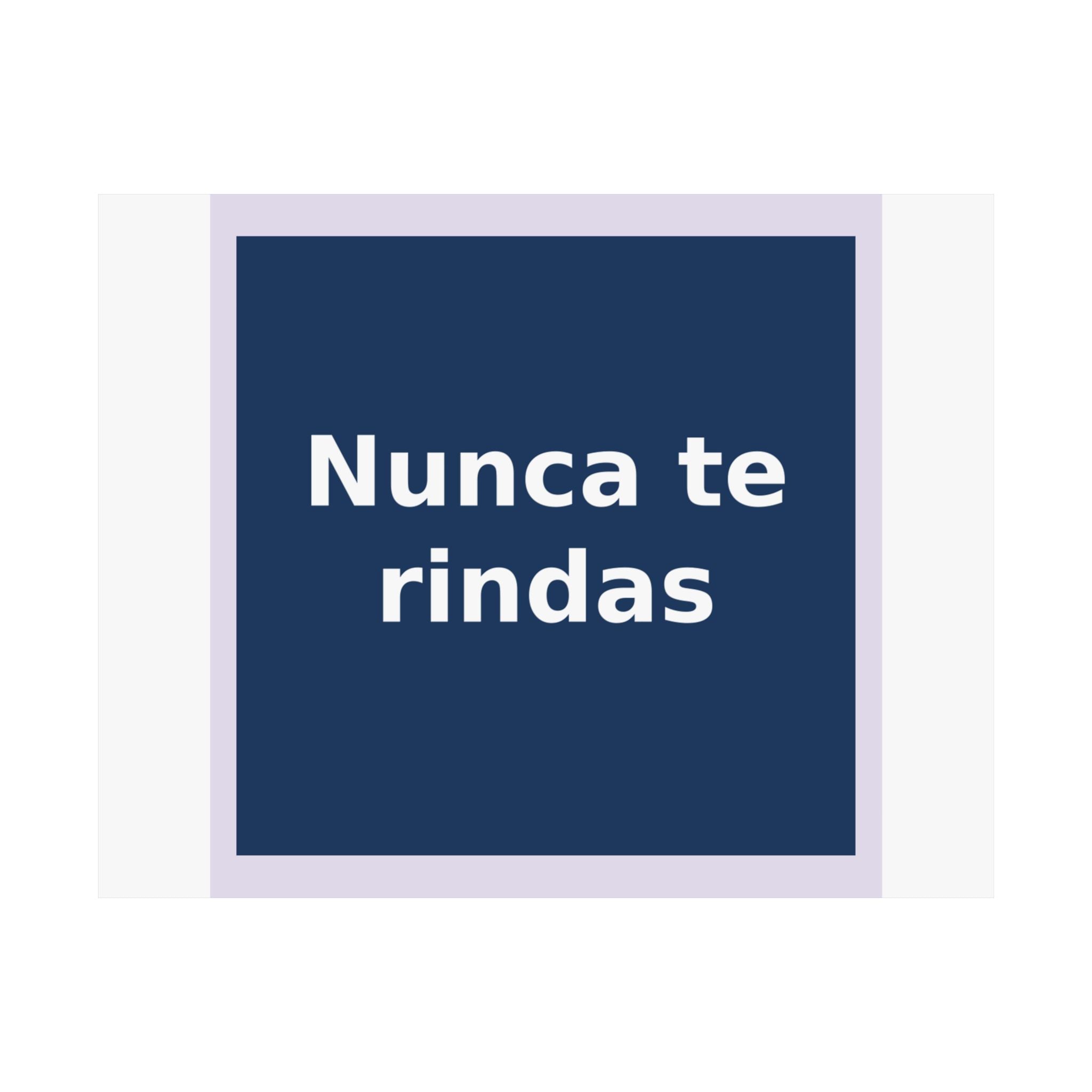 "Nunca te rindas" Black Cat Poster | College Girl Gift | Fashion | KayKay Classics