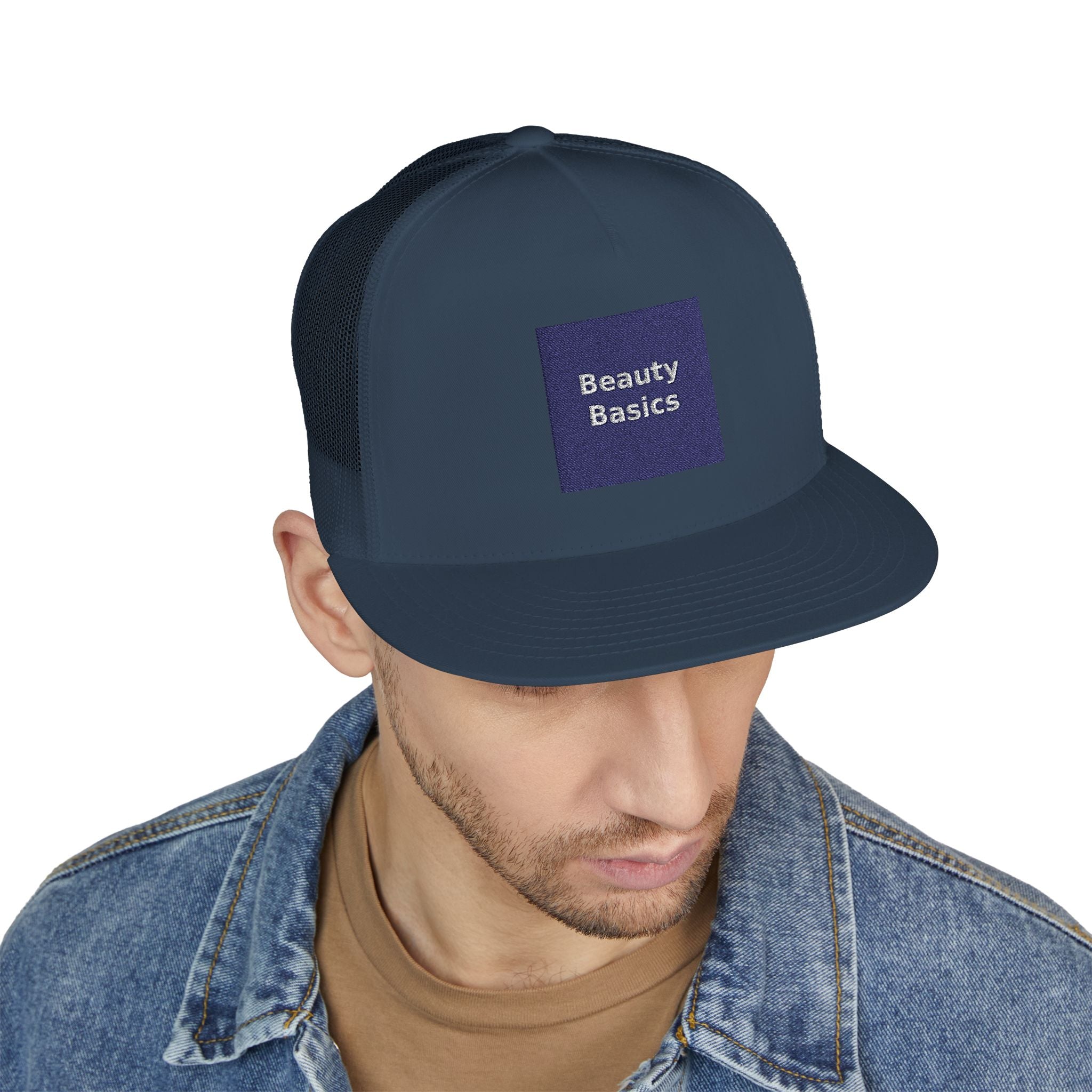 "Beauty Basics" Black Cat Trucker Cap | Trendy Gift for Her | Lifestyle | KayKay Classics