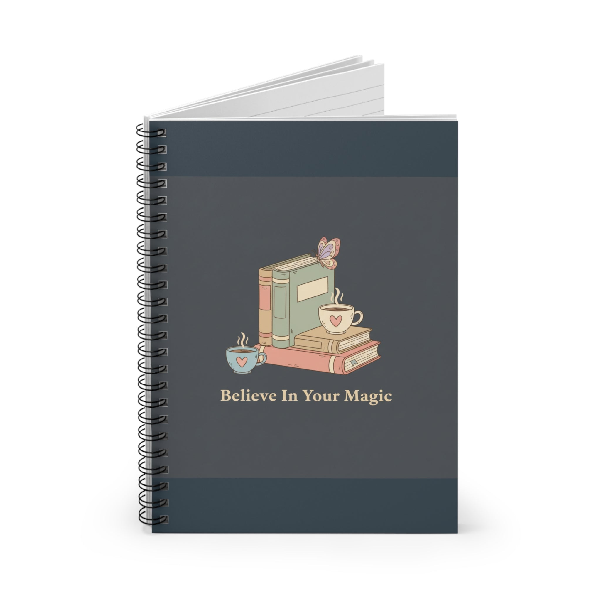 Butterfly Spiral Notebook – Believe in Your Magic