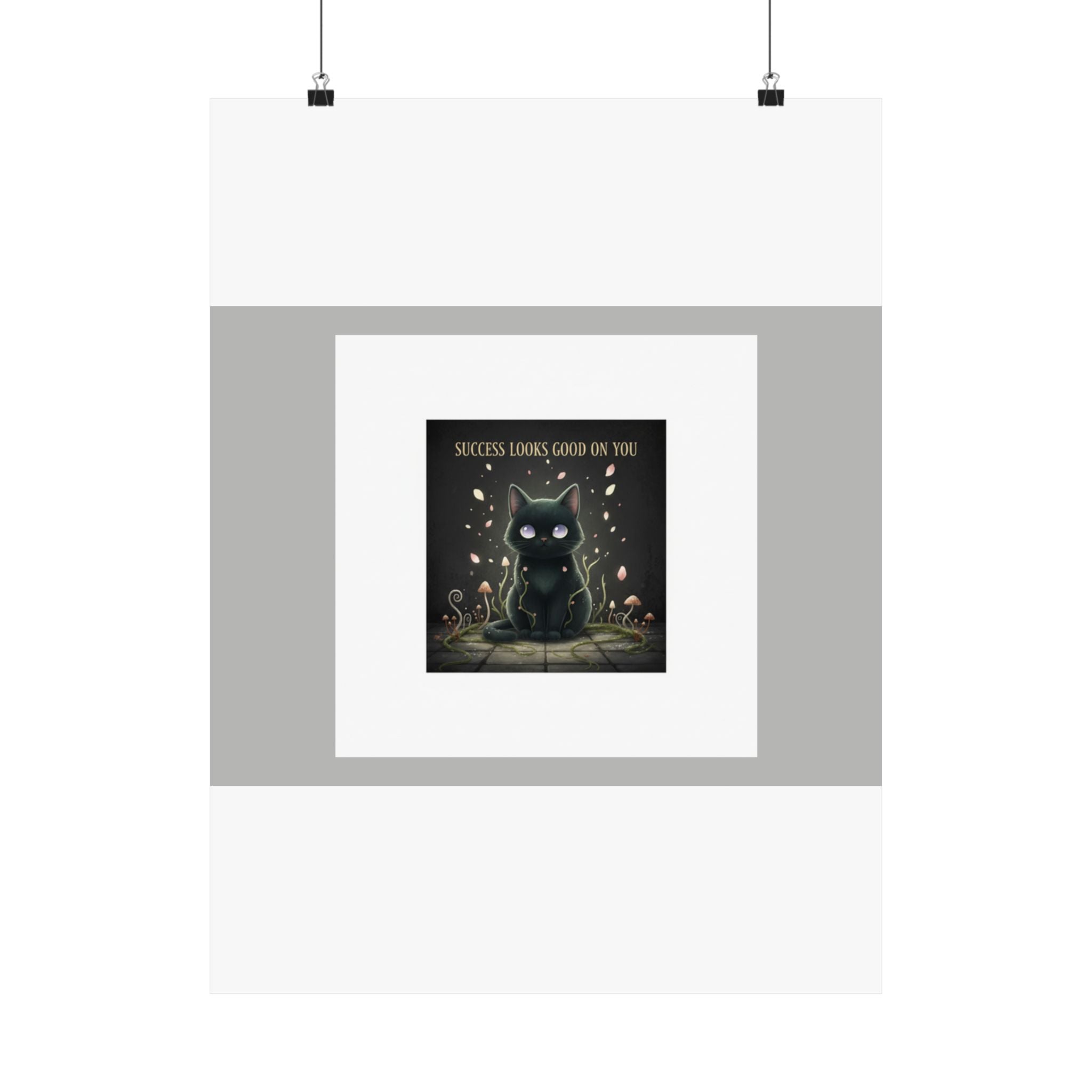 Black Cat Poster – Success Looks Good on You