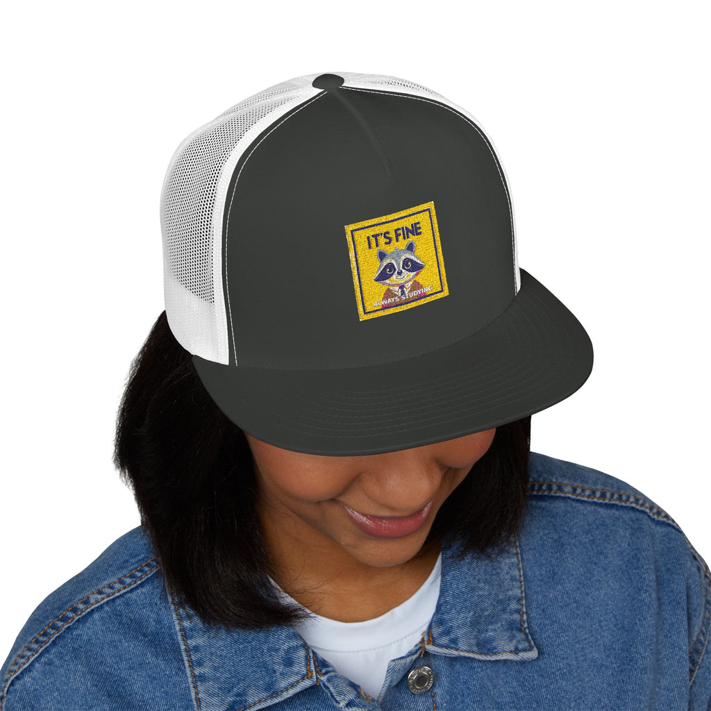 remix always studying - KayKay Trucker Cap