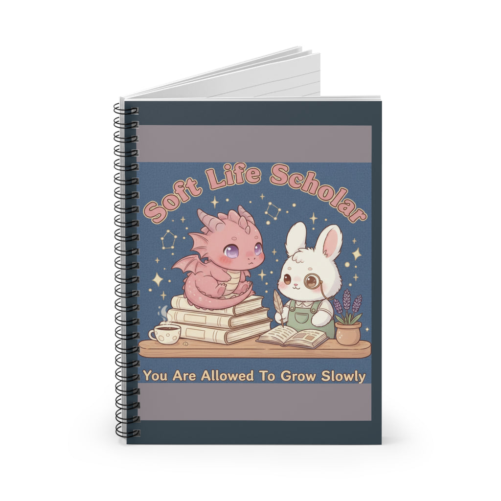 Dragon Spiral Notebook – Soft Life Scholar You Are Allowed to Gro