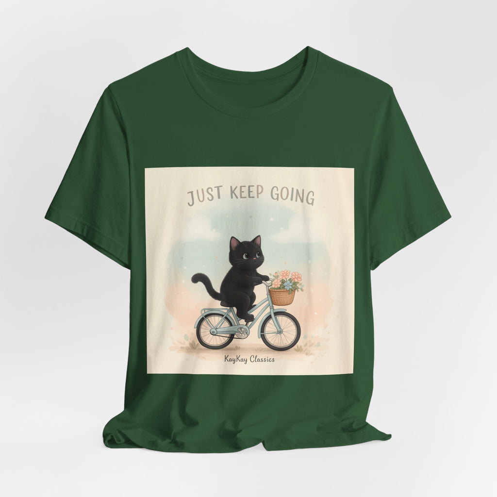 "Design" Black Cat Women Tee | College Girl Gift | Fashion | KayKay Classics