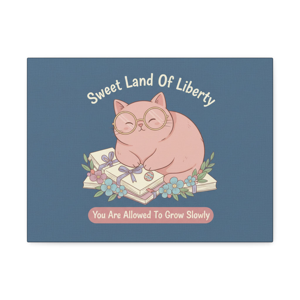 Cat Canvas Print – Sweet Land of Liberty
