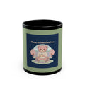 Bear Black Mug 11oz – Bloom at Your Own Pace