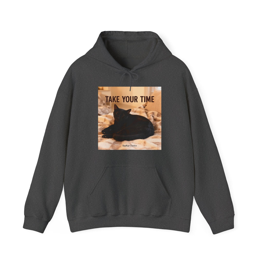 TAKE YOUR TIME Cat Hoodie