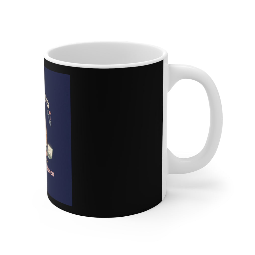 Owl Mug 11oz – Gentle Strength Coffee Confidence