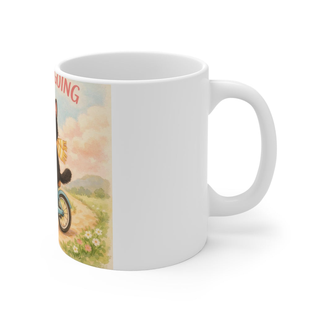 JUST KEEP GOING Cat Mug 11oz