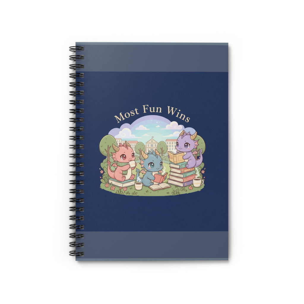 Baby Dragons Spiral Notebook – Most Fun Wins