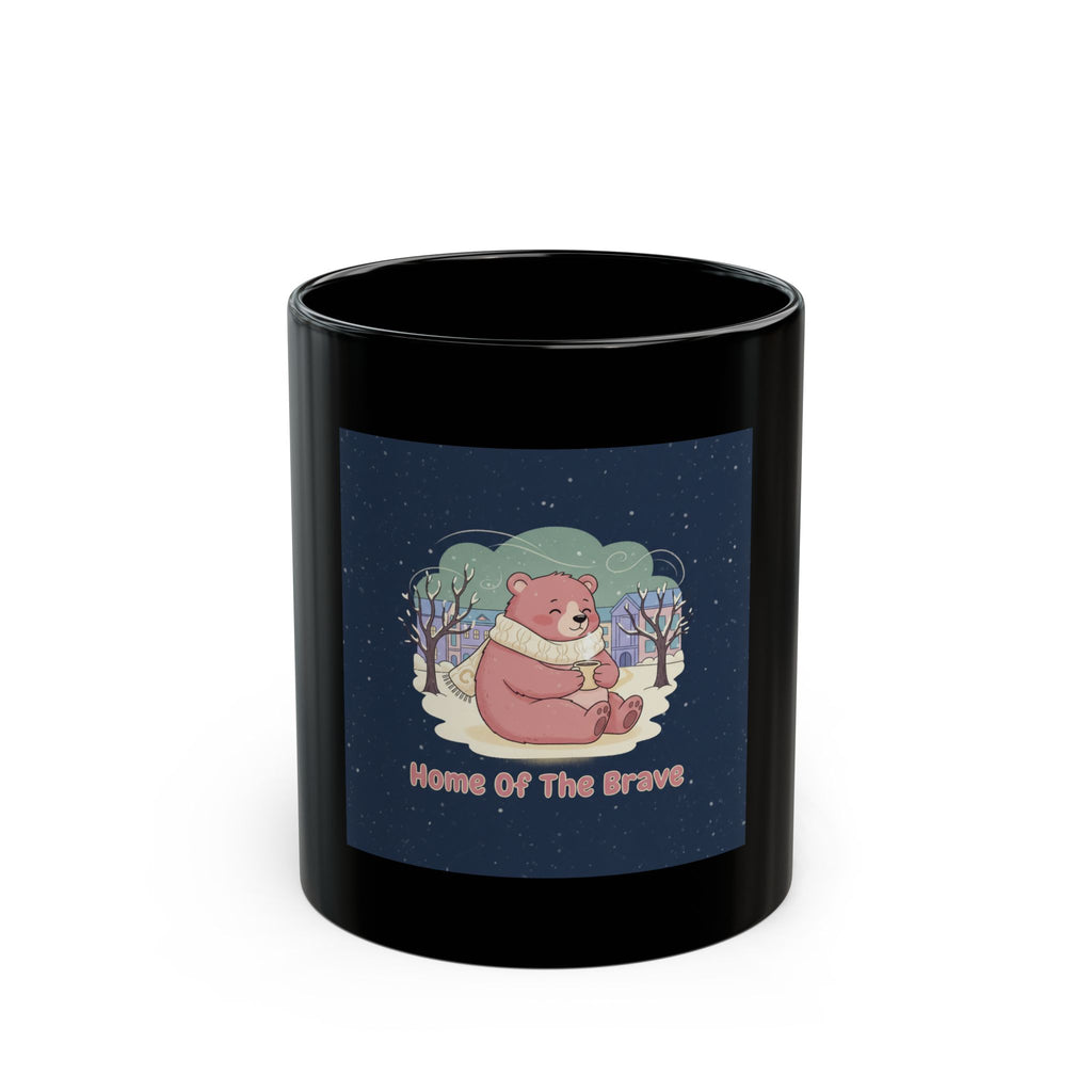 Bear Black Mug 11oz – Home of the Brave