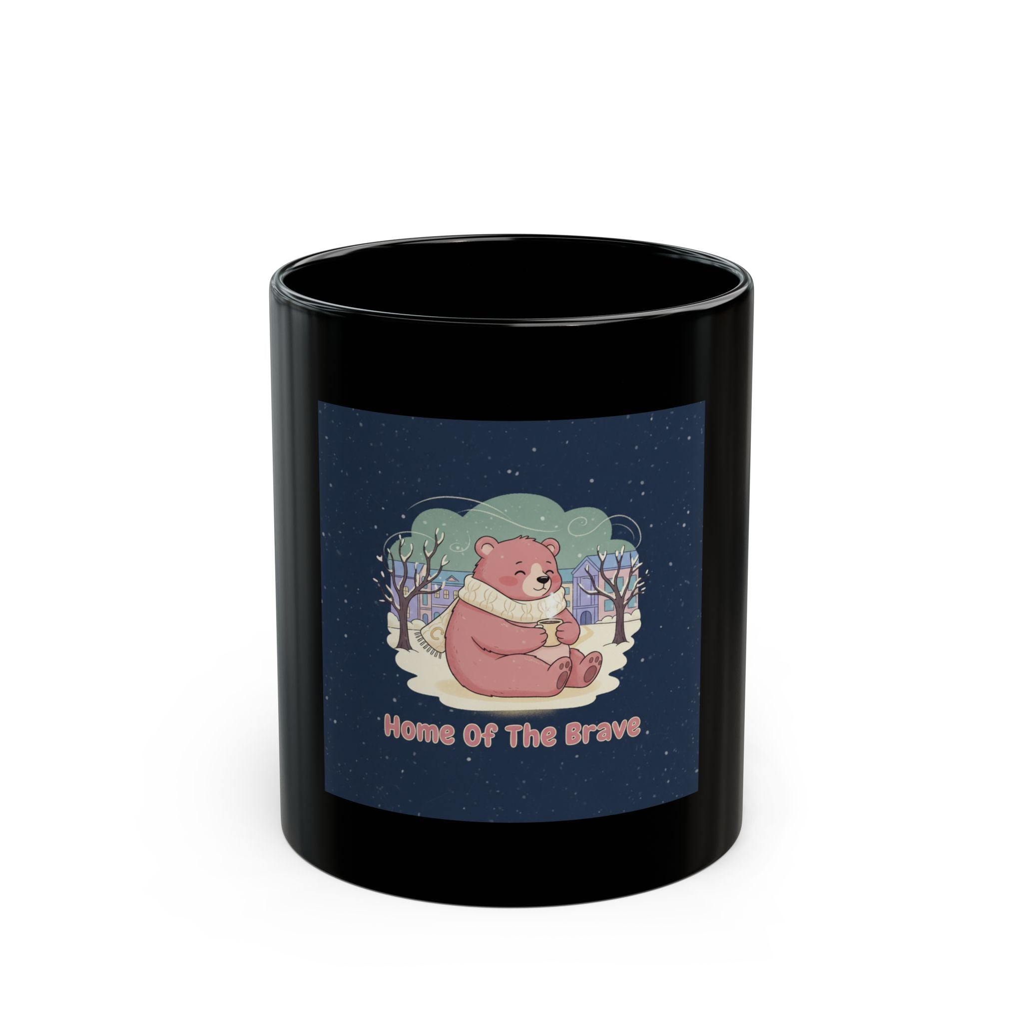 Bear Black Mug 11oz – Home of the Brave