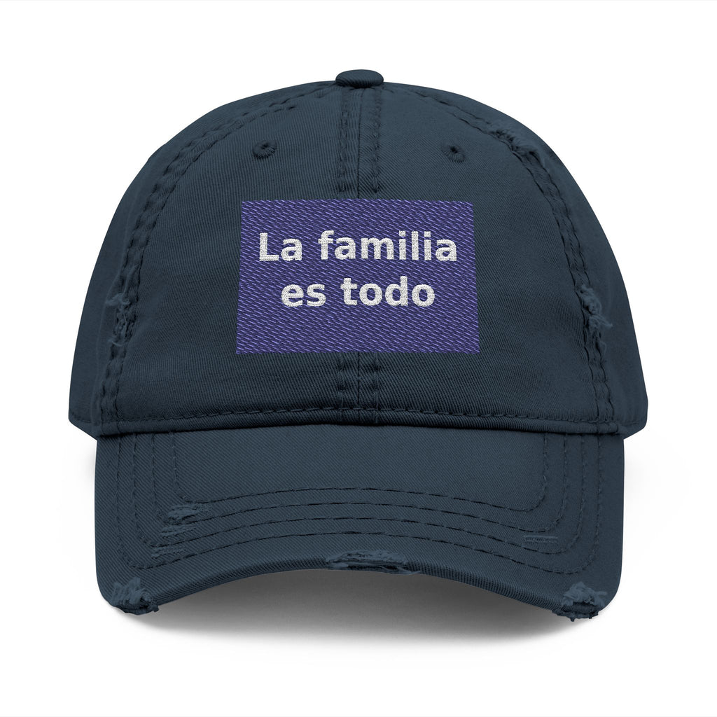 "La familia es todo" Black Cat Dad Hat | College Girl Gift | Fashion | KayKay Classics