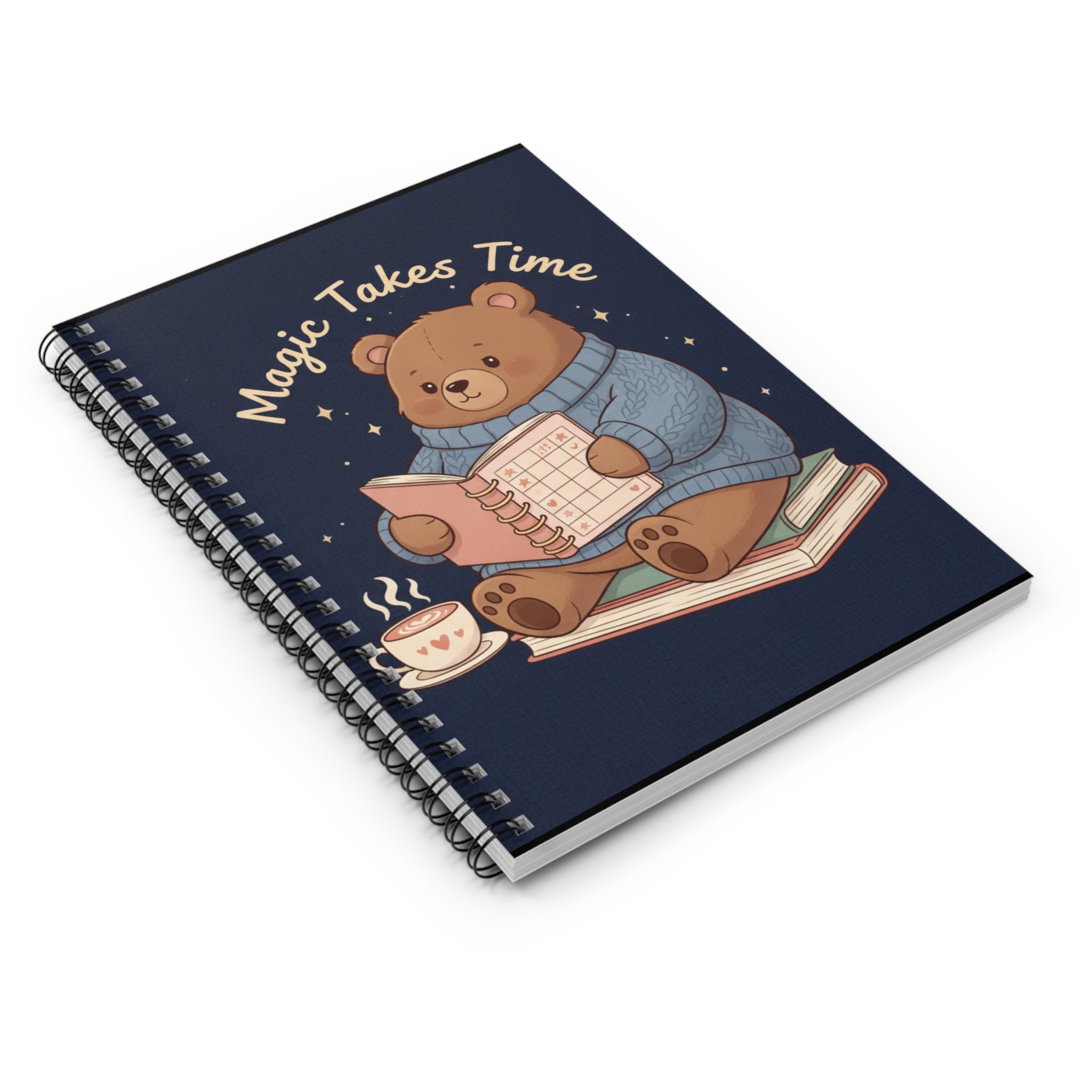 Magic Takes Time Spiral Notebook