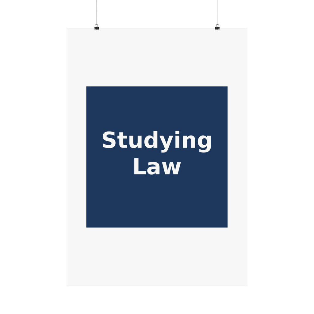 Studying Law - KayKay Poster