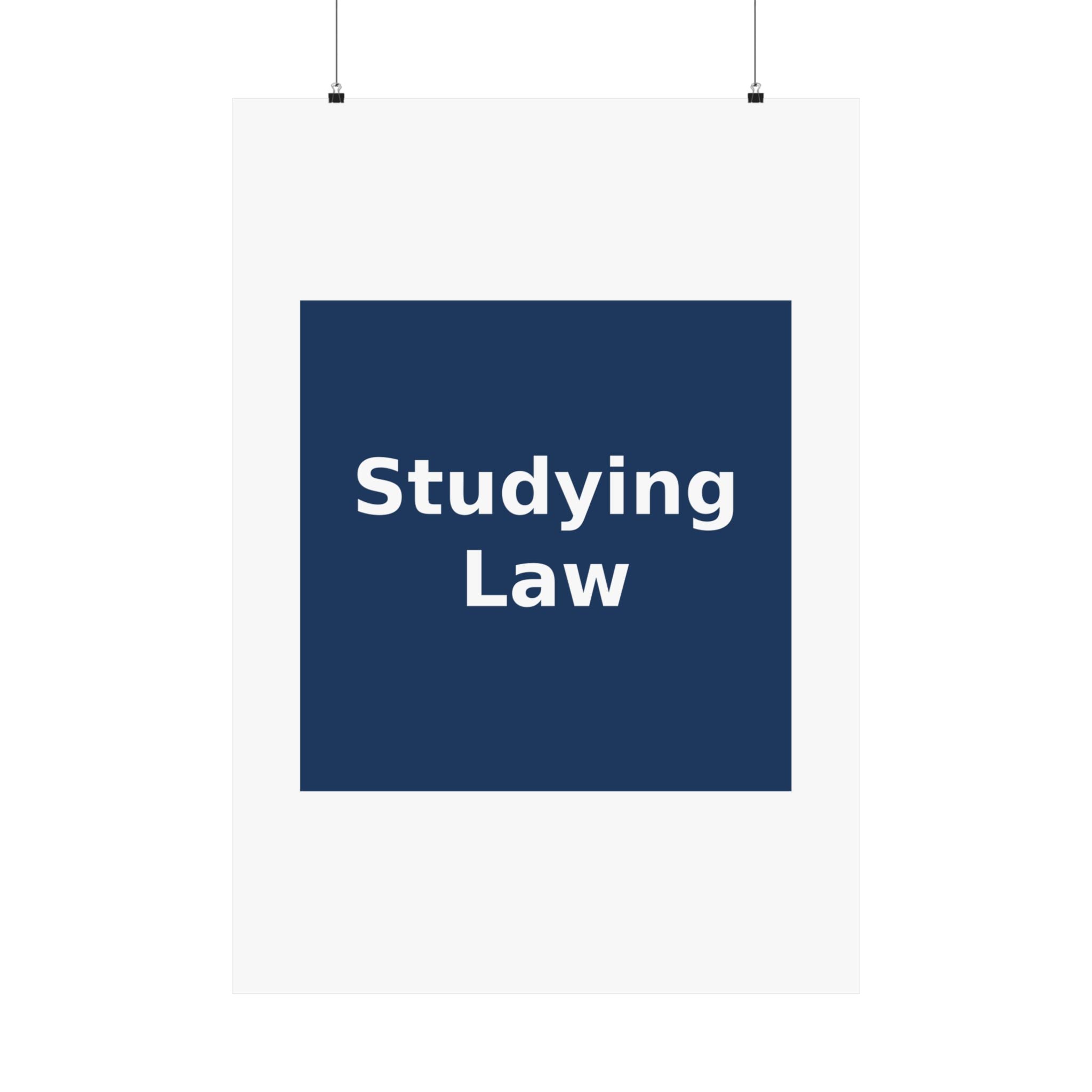 Studying Law - KayKay Poster