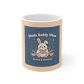Bunny Mug 11oz – Study Buddy Vibes Coffee Comfort