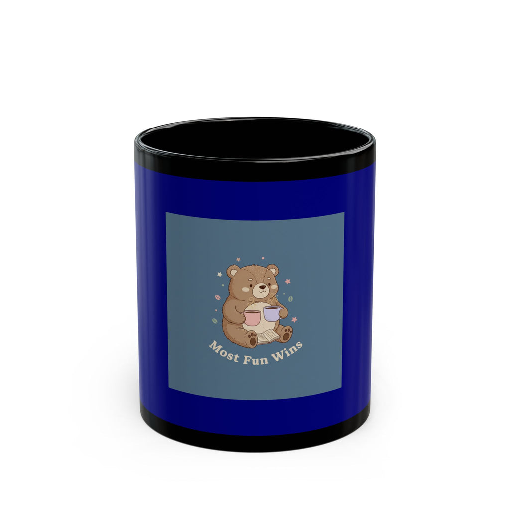 Bear Black Mug 11oz – Most Fun Wins
