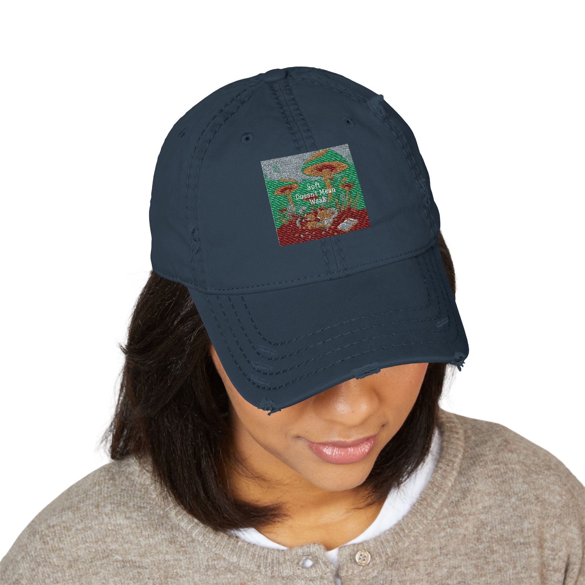 Fox Dad Hat – Soft Doesnt Mean Weak