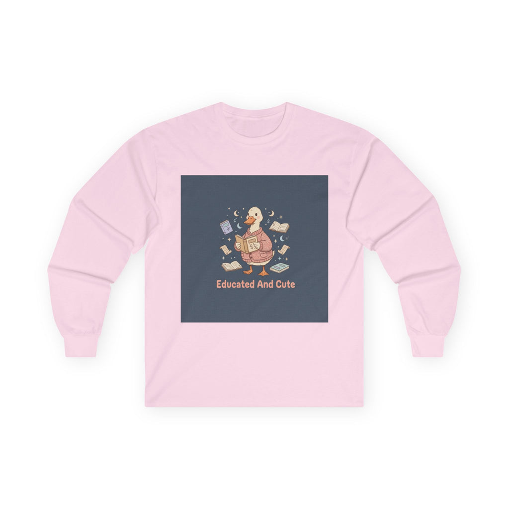 educated and cute Long Sleeve Tee