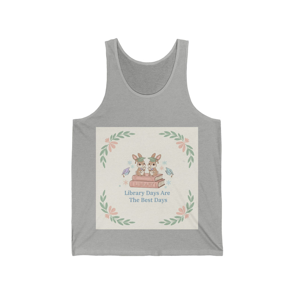 Library Days Are The Best Days Rabbits Tank Top