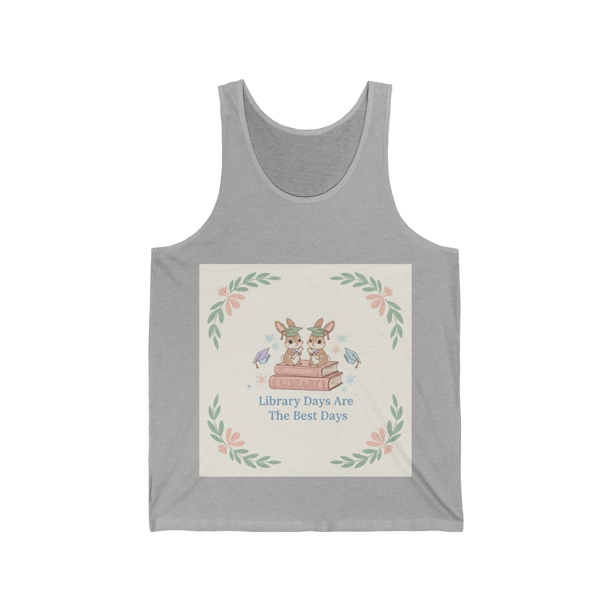 Library Days Are The Best Days Rabbits Tank Top