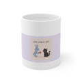 "LOVE CAN BE SOFT" Black Cat Mug | College Girl Gift | Fashion | KayKay Classics
