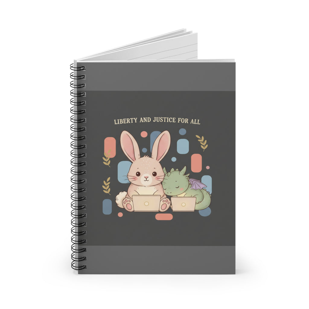 Dragon Spiral Notebook – Liberty and Justice for All