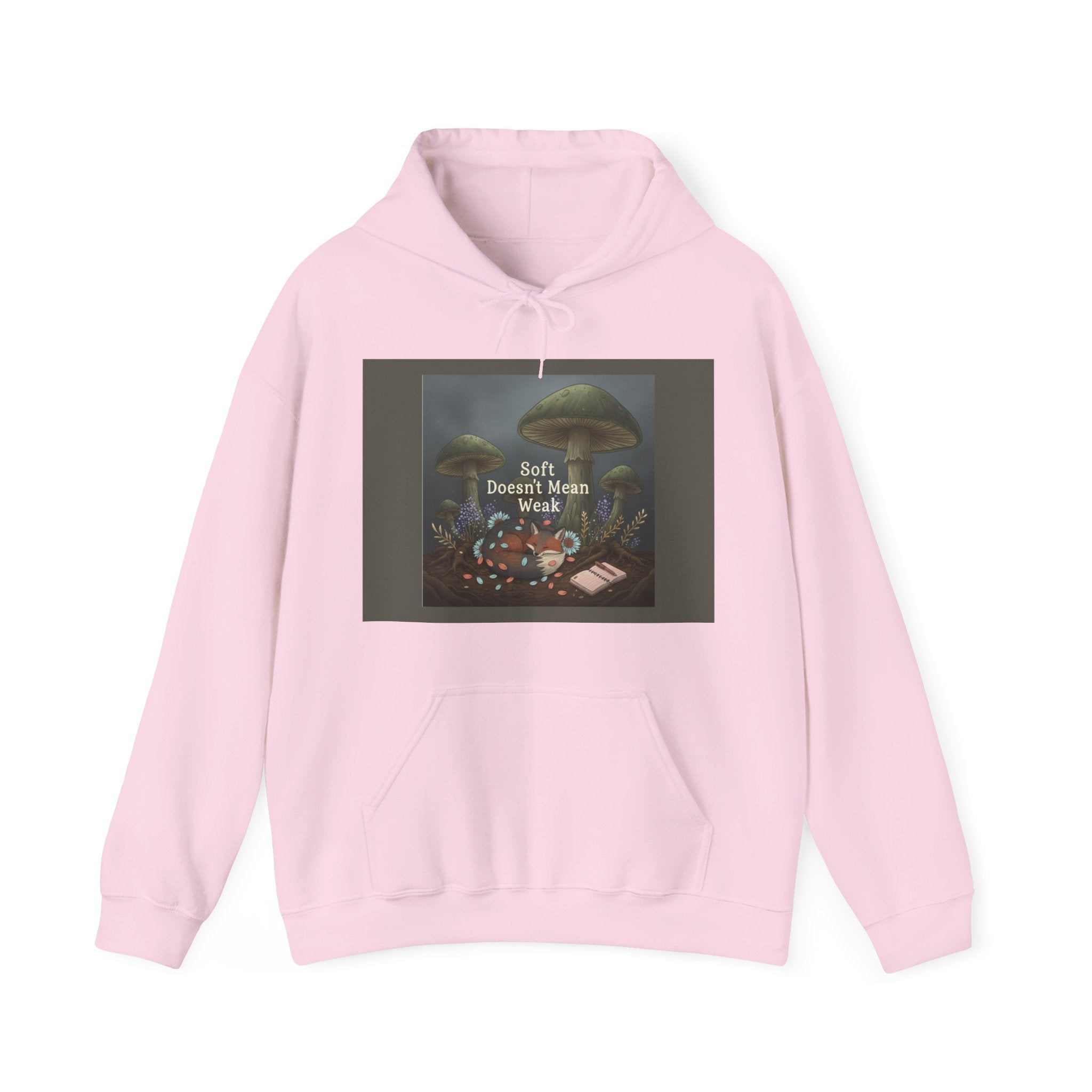 Fox Hoodie – Soft Doesnt Mean Weak