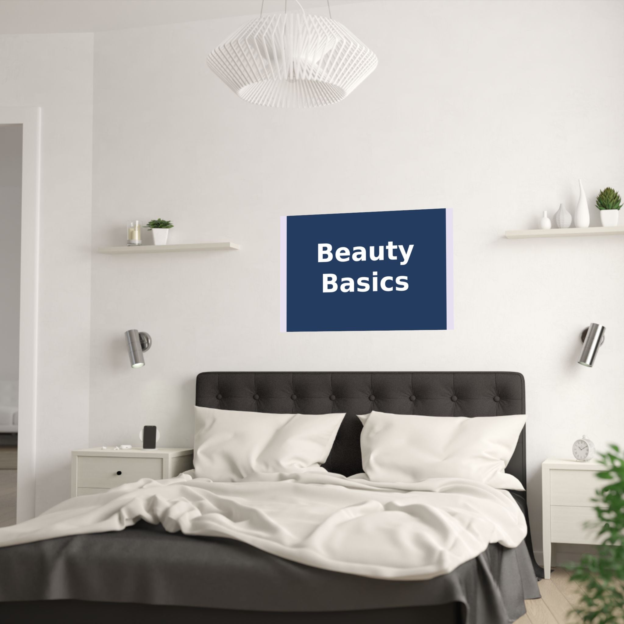"Beauty Basics" Black Cat Poster | College Girl Gift | Fashion | KayKay Classics