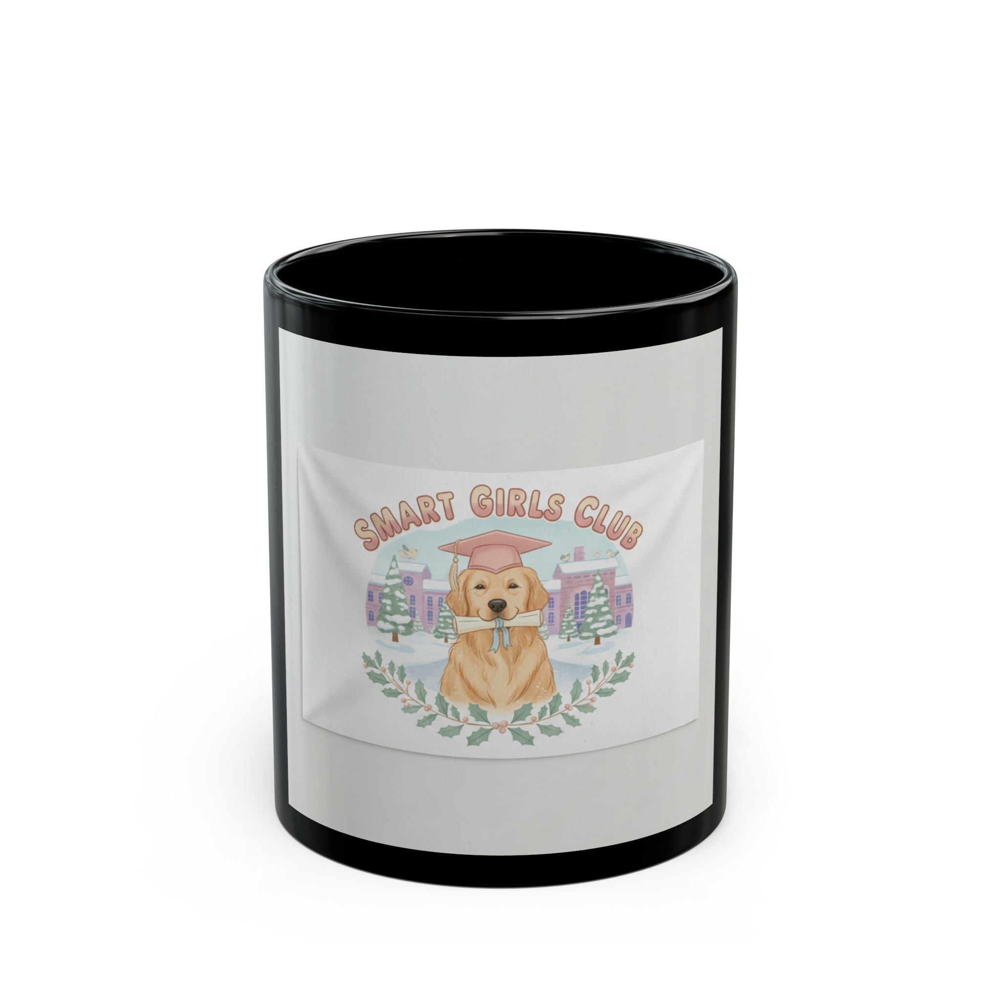 SMART GIRLS CLUB Black Mug 11oz