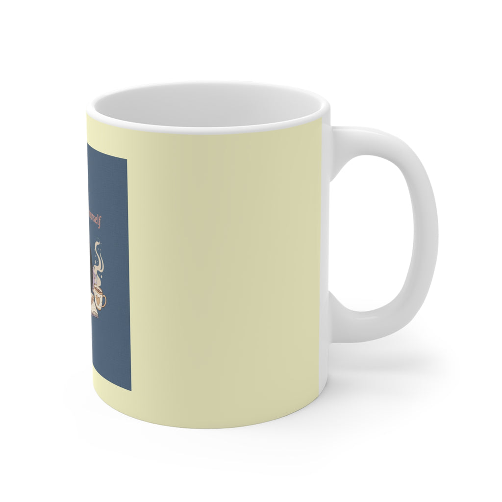 Black Cat Mug 11oz – Be Gentle With Yourself
